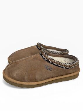 UGG Tasman II Slippers Chestnut Suede Shearling Lined Slip On Womens 7
